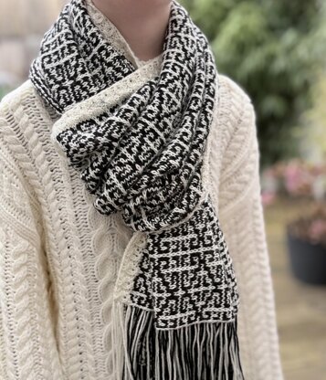 Midnight Mosaic Shawl