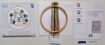 Vervaco Counted Cross Stitch Kit Home Office Cross Stitch Kit