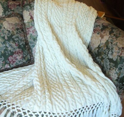 Celtic Aran Afghan