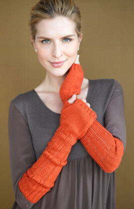 Sparrow Fingerless Gloves in Lion Brand Sock Ease - 90590AD