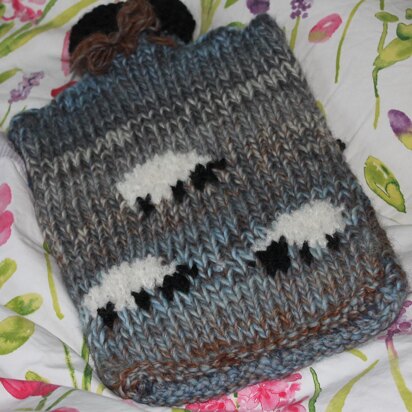 Sheep Hotwater Bottle Cover