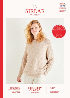 Sweater in Sirdar Country Classic - 10198 - Leaflet