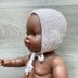Bonnet classic for doll (Minikane, Paola Reina Gordi)