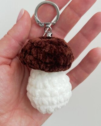 Mushroom keychain