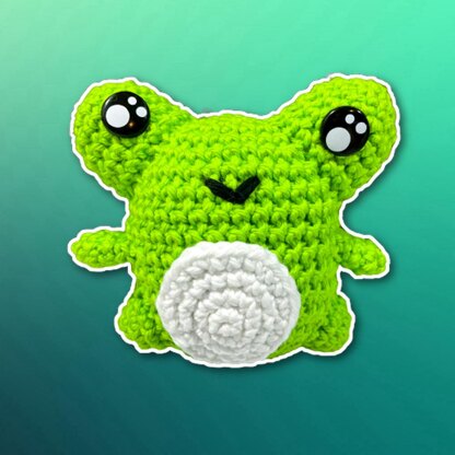 Stress Ball, Frog Crochet pattern by Codi Hudnall