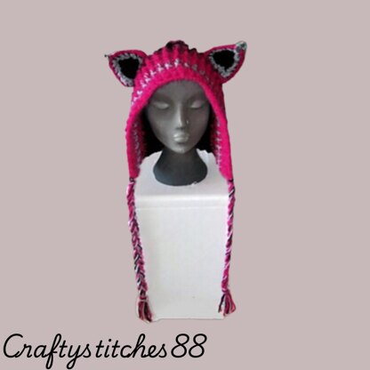 Crochet Pussy Cat Hat
