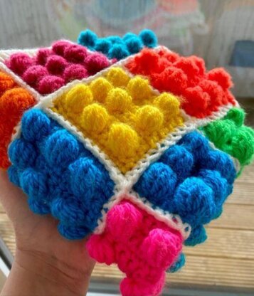 Building block crochet pattern