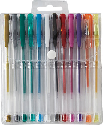 Fiskars Lia Griffith Gel Pens 12/Pkg - Assorted