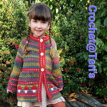 Mushroom Pixie Mosaic Coat (Child)