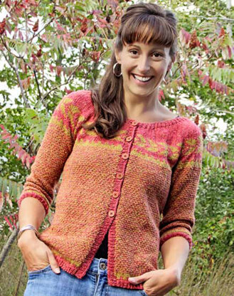 Tattoo Cardigan in Knit One Crochet Too Soie Et Lin 5 - 2080 - Downloadable PDF