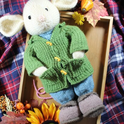 Maurice the Autumnal Mouse - knitting pattern