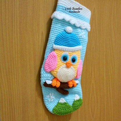 Little Bird Christmas Stocking