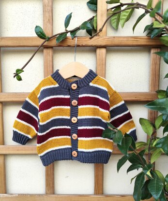 Brownie Baby Cardigan | 0-24 months
