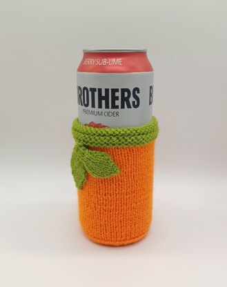 PDF Summer Fruits DK knitting pattern Can Sleeve Koozie/Cosy/Sleeve/Coozie/Cozy Summer Vibes Easy Knitting Pattern Charity Knits Beer Bottle