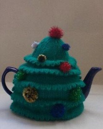 Christmas Tree Tea Cosy Knitting Pattern