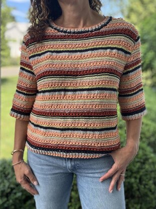 Short-Sleeve Cotton Knit Tee