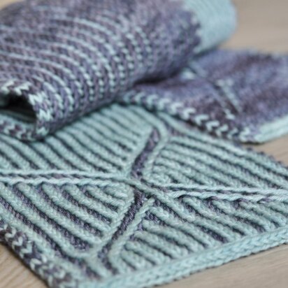 Brioche Basix: Scarf - knitting pattern