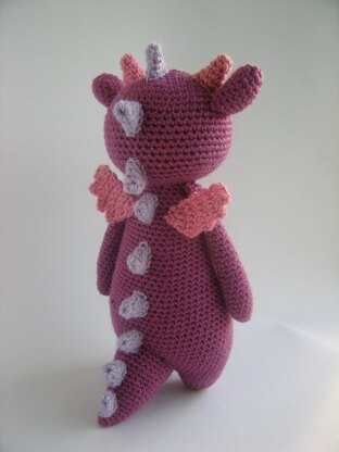 Dragon with Spikes Crochet Amigurumi Pattern