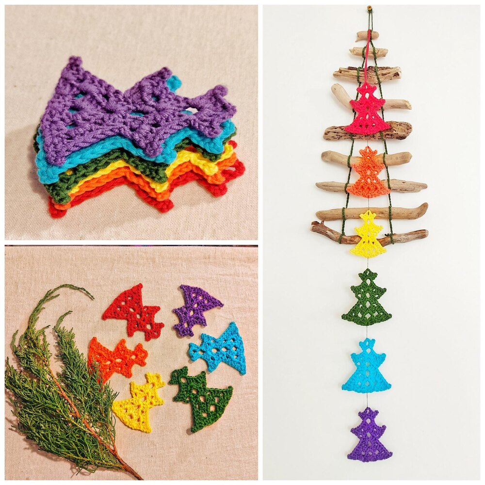 Hama Beads Christmas Tree Rainbow Christmas Trees Crochet Pattern