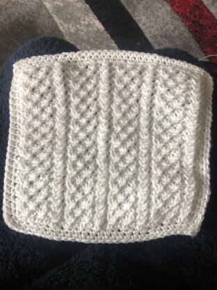 Daisy Stitch Washcloth