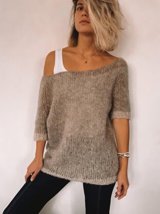Simple Sweater "Alpaca Silk"