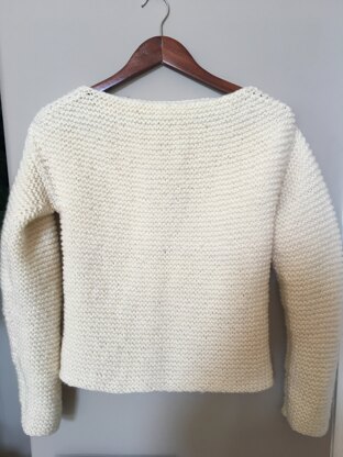 Scoop Neck Sweater in Bergere de France Sonora