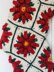 Poinsettia Granny Square Christmas Stocking