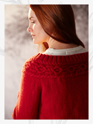 "Camilla Cardigan" - Cardigan Knitting Pattern For Women in Willow and Lark Nest