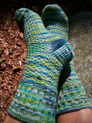 Steppingstone Fiber Creations Northampton Beat Socks PDF