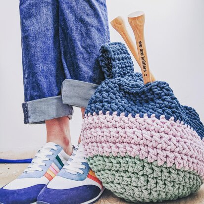 Crochet WIP Knot Bag