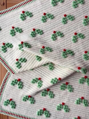 Boughs of Holly Blanket