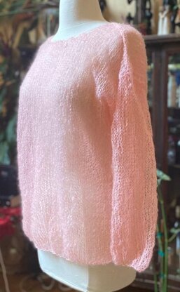 Airy Pink Mohair
