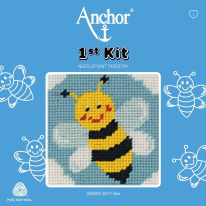 Anchor First Kit Bee Cross Stitch Kit