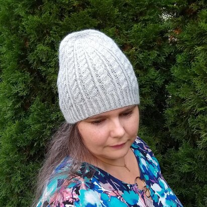 Totally Cabled hat - knitting pattern