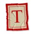 C2C Crochet Pattern Initial Letter T Blanket Baby Shower Stroller Name Throw