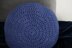 Round double crochet pillow