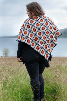 Ferris Wheel Granny Square Shawl