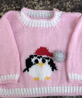 June baby’s Christmas jumper