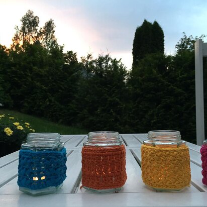 8 Mason Jar Candle Cover