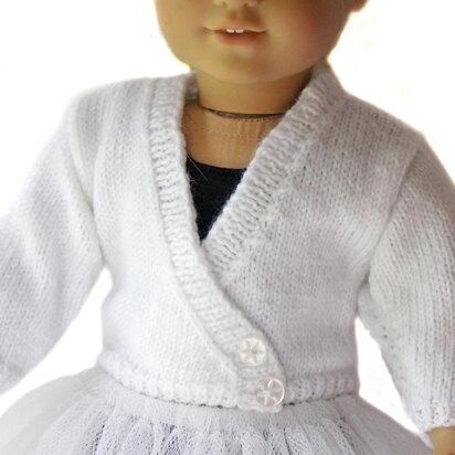 Ballet Sweater for 18 inch Dolls