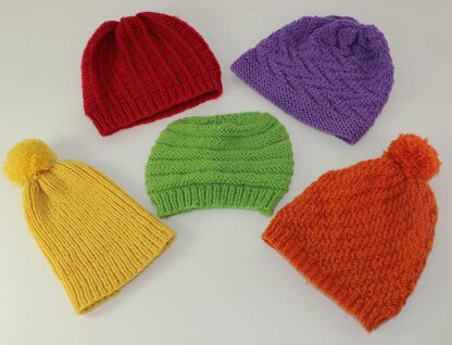 5 Easy Baby Beanies Circular