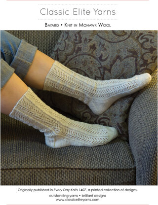 Bayard Socks in Classic Elite Yarns Mohawk Wool