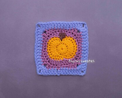 Pumpkin Granny Square