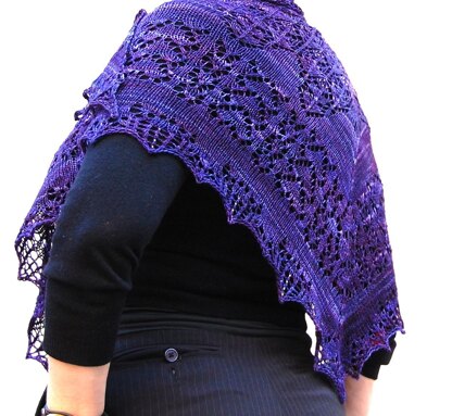 Triangle of Happiness shawl