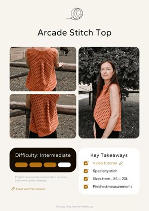 Arcade Stitch Top