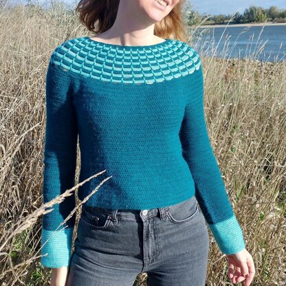 Babbling Brook Sweater