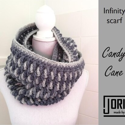 Candy Cane Infinity Scarf