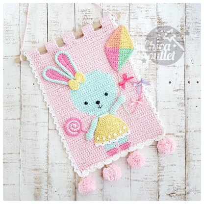 Ofelia Bunny wall hanging