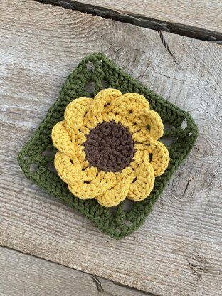 Sunflower Granny Square