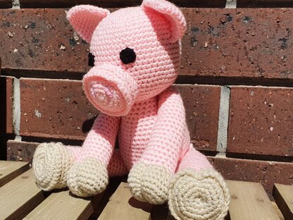 Crochet Pig Soft Toy